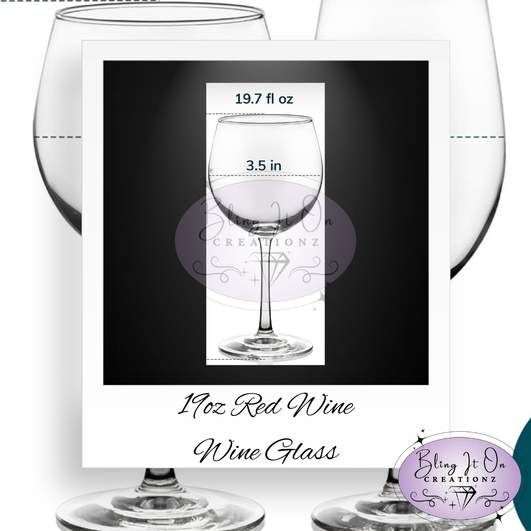 Personalized Etched Wine Glass Drinkware