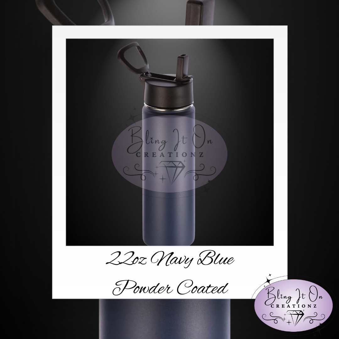 3) Epoxy Free 22oz Hydro Bottle w/ Personalized Name Etched (Kids Safe)