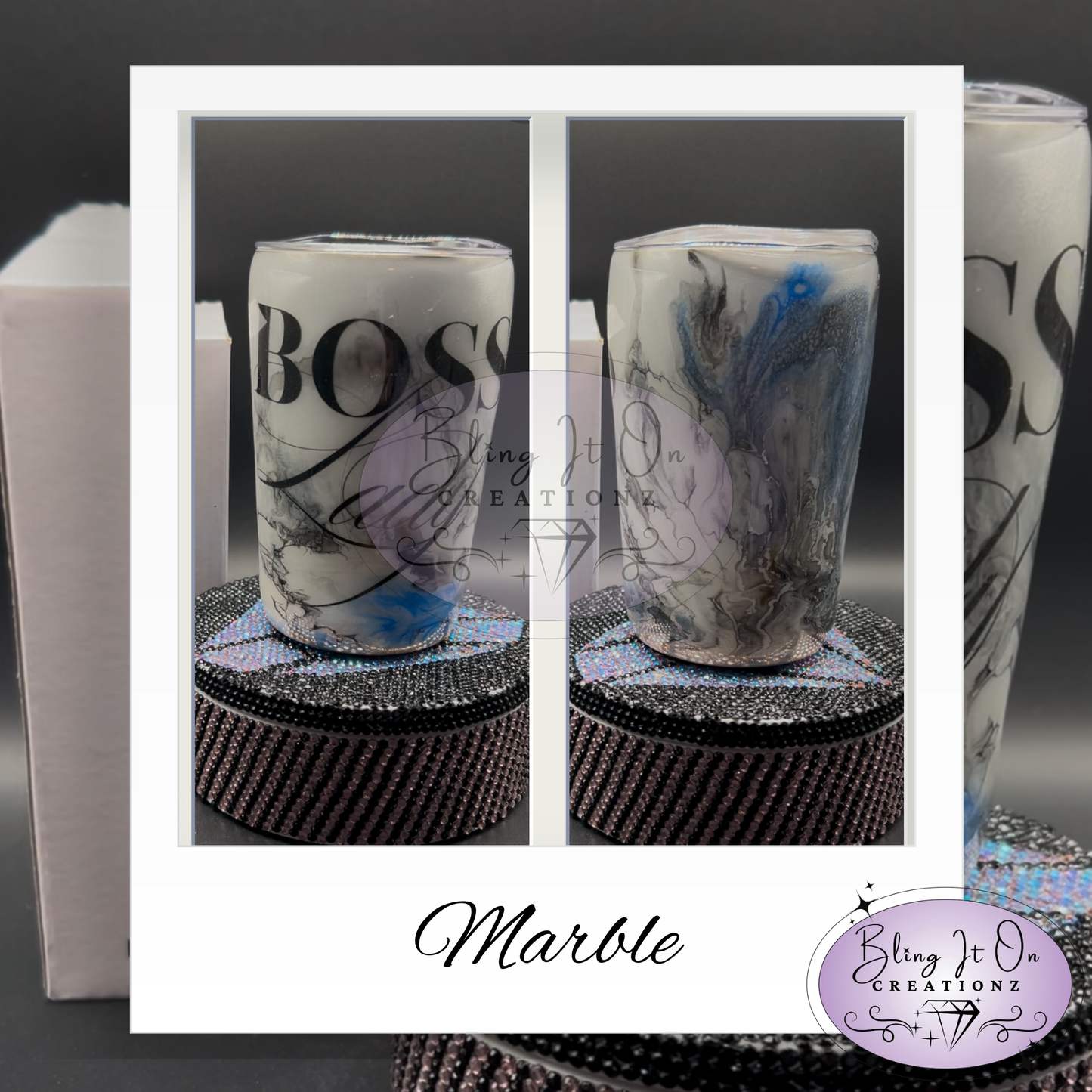 Marble Tumbler