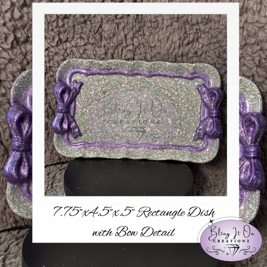 Rectangle Dish w/ Bows