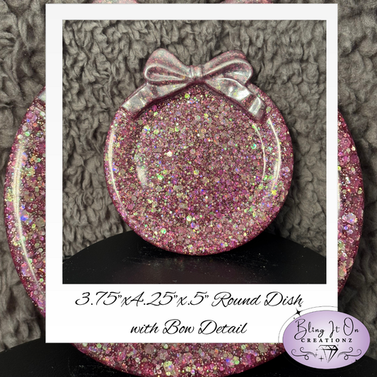 Round Dish w/ Bow