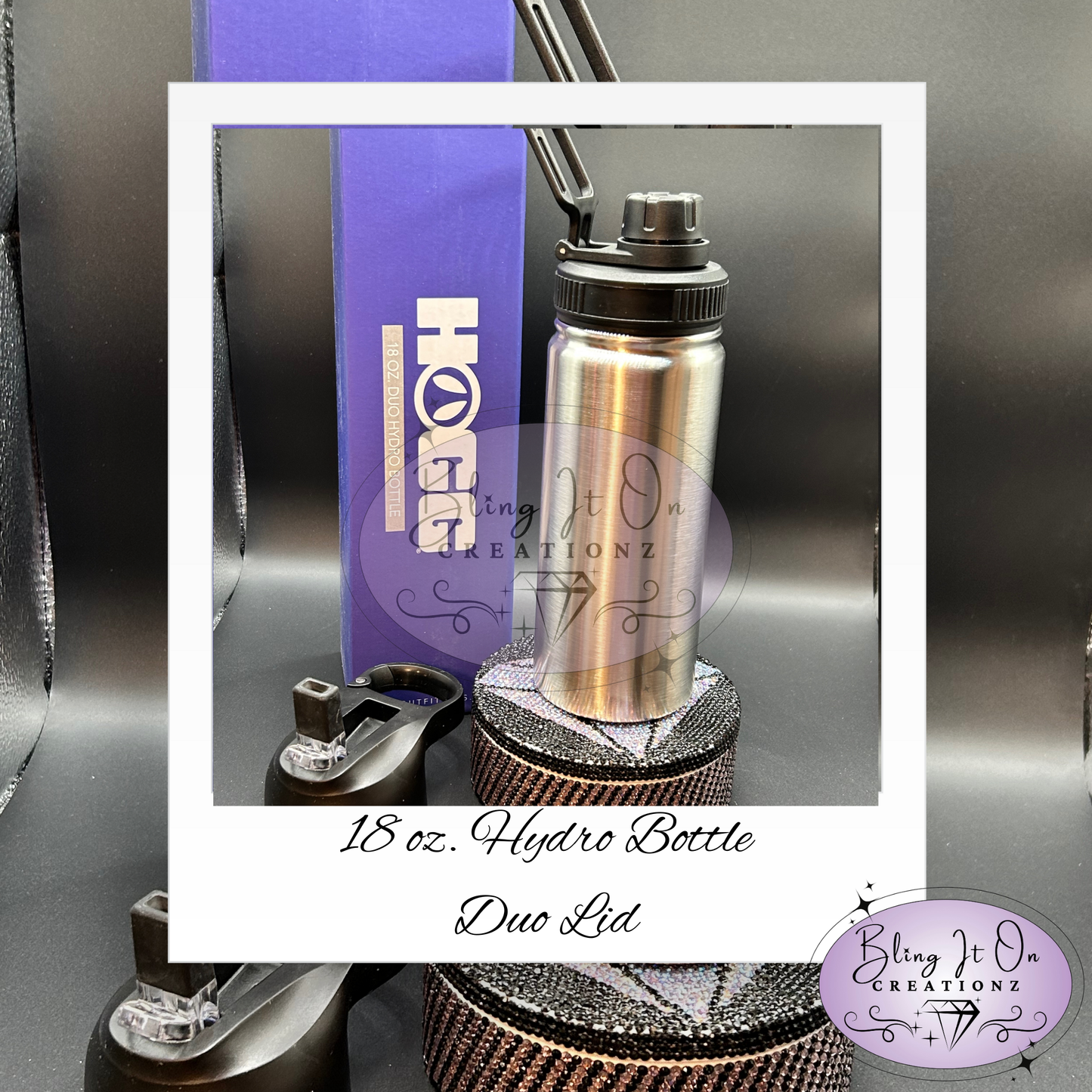 4) Custom Glitter Tumbler