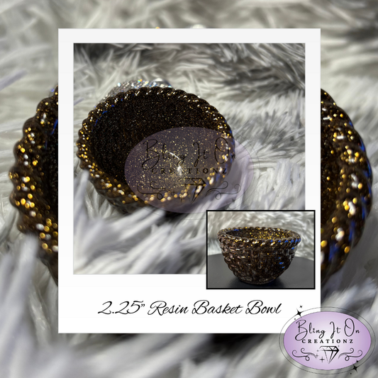 Small Round Weaved Basket Dish/Bowl