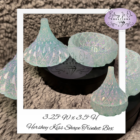 Hershey Kiss Shaped Trinket Box w/ Lid